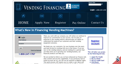 Desktop Screenshot of financingvending.com