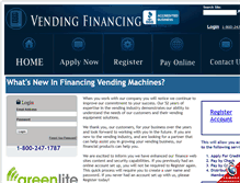 Tablet Screenshot of financingvending.com